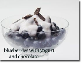5- Minute Blueberries with Yogurt
