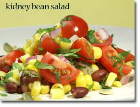 Kidney Bean Salad with Mediterranean Dressing