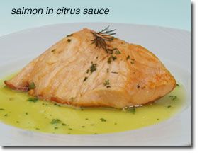 Salmon in Citrus Sauce