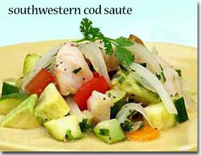 Southwestern Cod Sauté